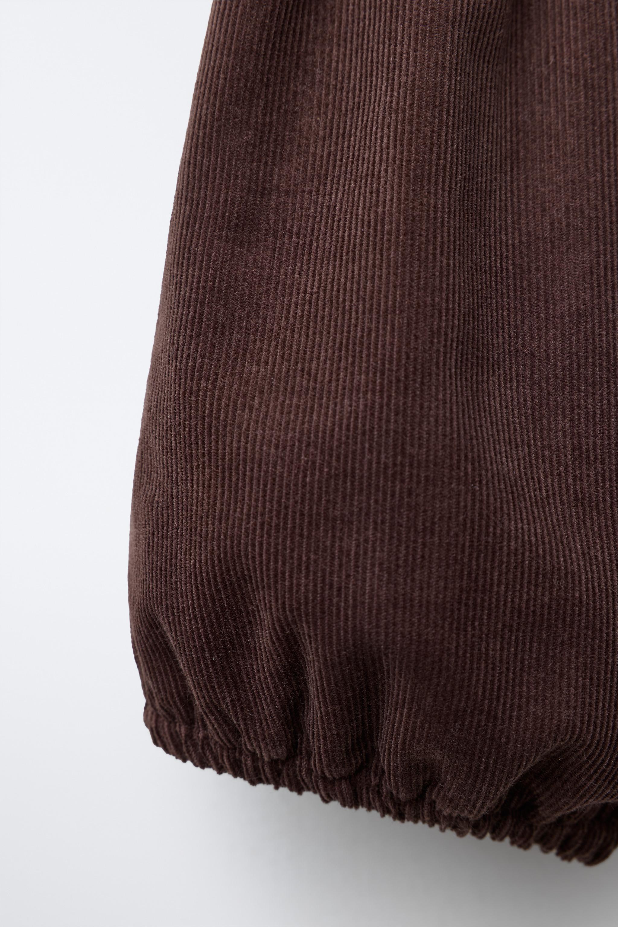 LINED FINE-WALED CORDUROY BLOOMERS